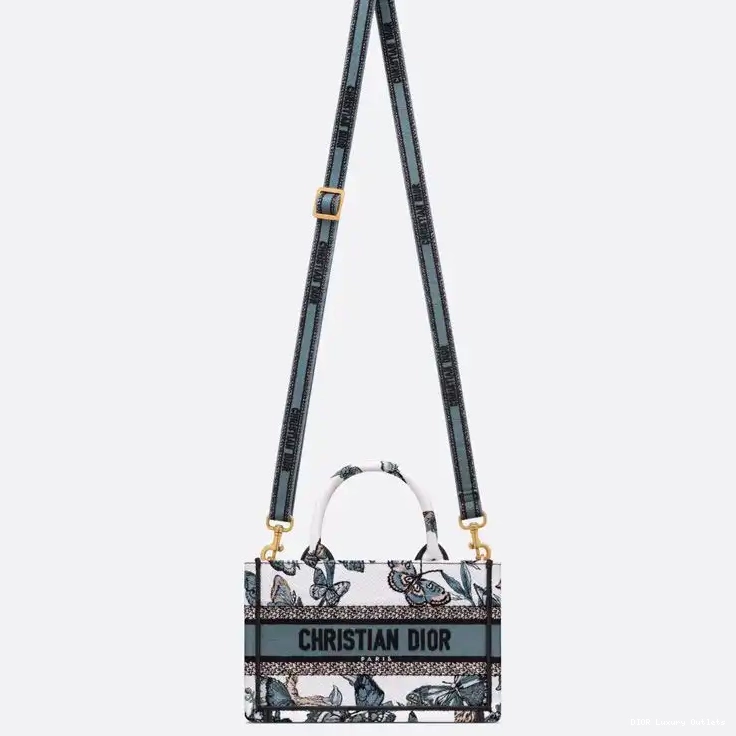 Cheap de Motif Jouy Mini Blue Toile Book Tote White Strap Dior Canvas with Mexico 0625 Luxury